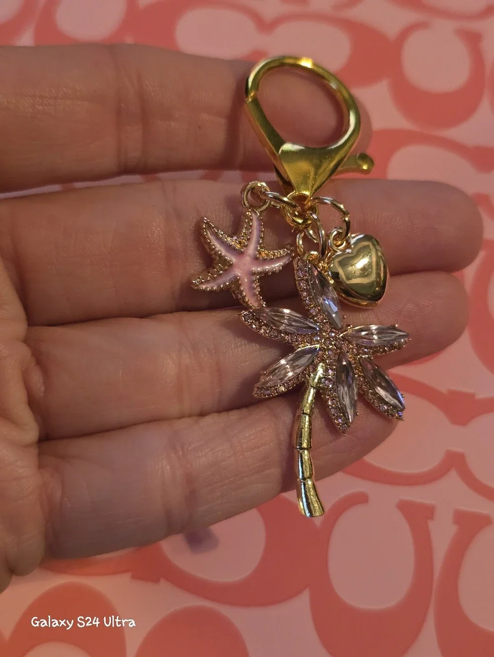 Palm Tree Tropical Beach Theme Bag Charm/ Keychain NEW